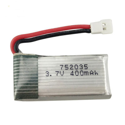 Batería de polímero de litio KC de alta tasa de 3.7V 400mAh para dispositivo de belleza