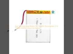 Batería de alta velocidad de descarga 30C Max60C Recargable 3.7V 750Mah 304355 Batería de iones de litio