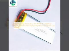 Batería de alta velocidad de descarga 30C 803496 3.7v 3000mah Potencia Control remoto Polímero de iones de litio de alta calidad Batería Lipo